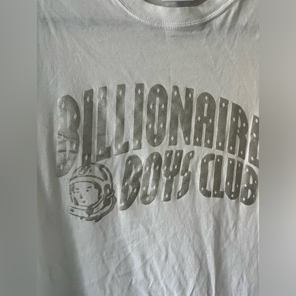 Billionaire Boys Club 100 % Cotton White Logo T-Shirt - Picture 8 of 9